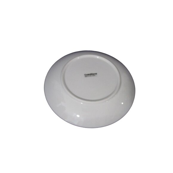 Crate & Barrel Christmas Ornament Luncheon Dessert Salad Plates Four EUC - Picture 12 of 16